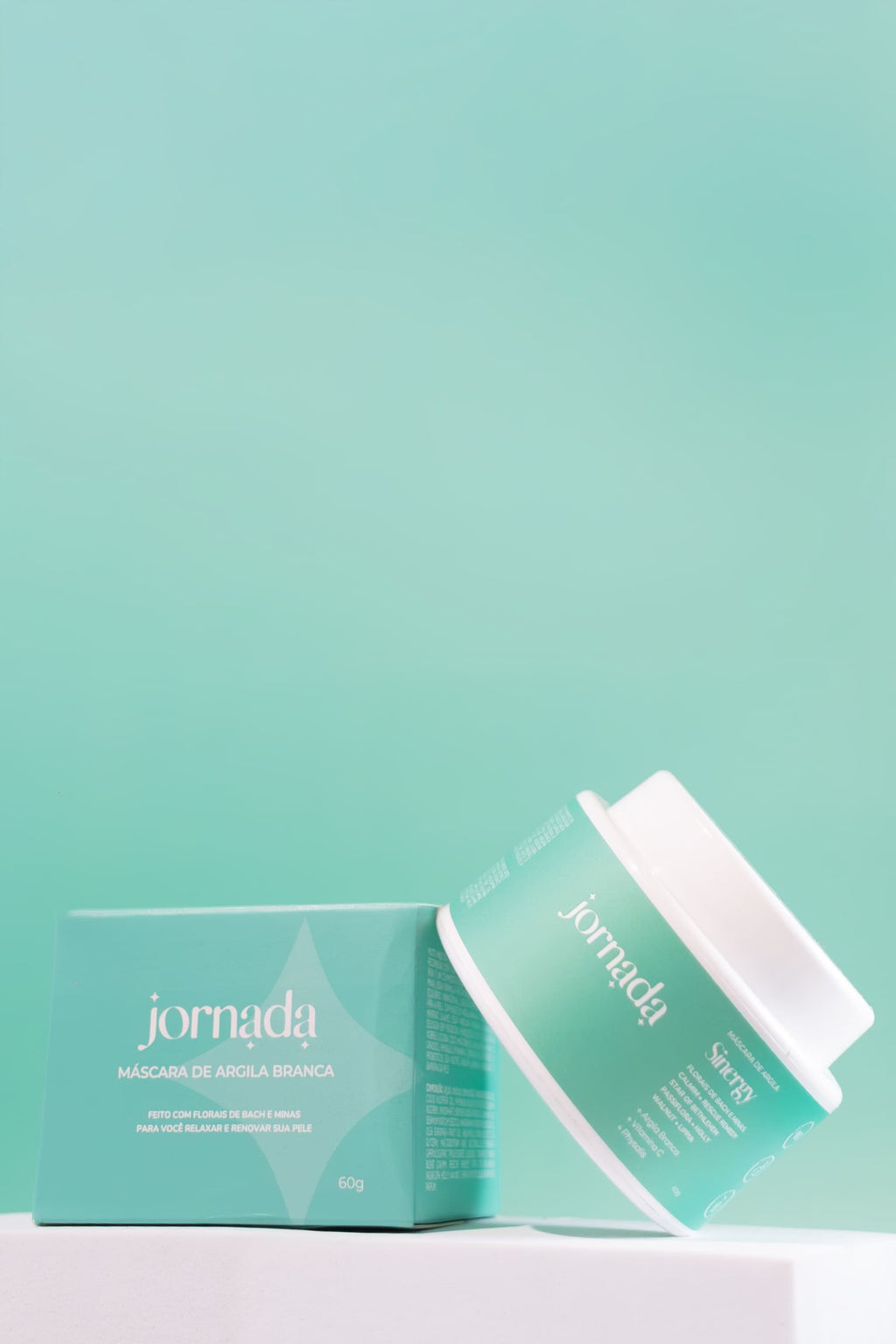 Máscara Facial Sinergy de Argila Branca e Vitamina C Jornada 60g