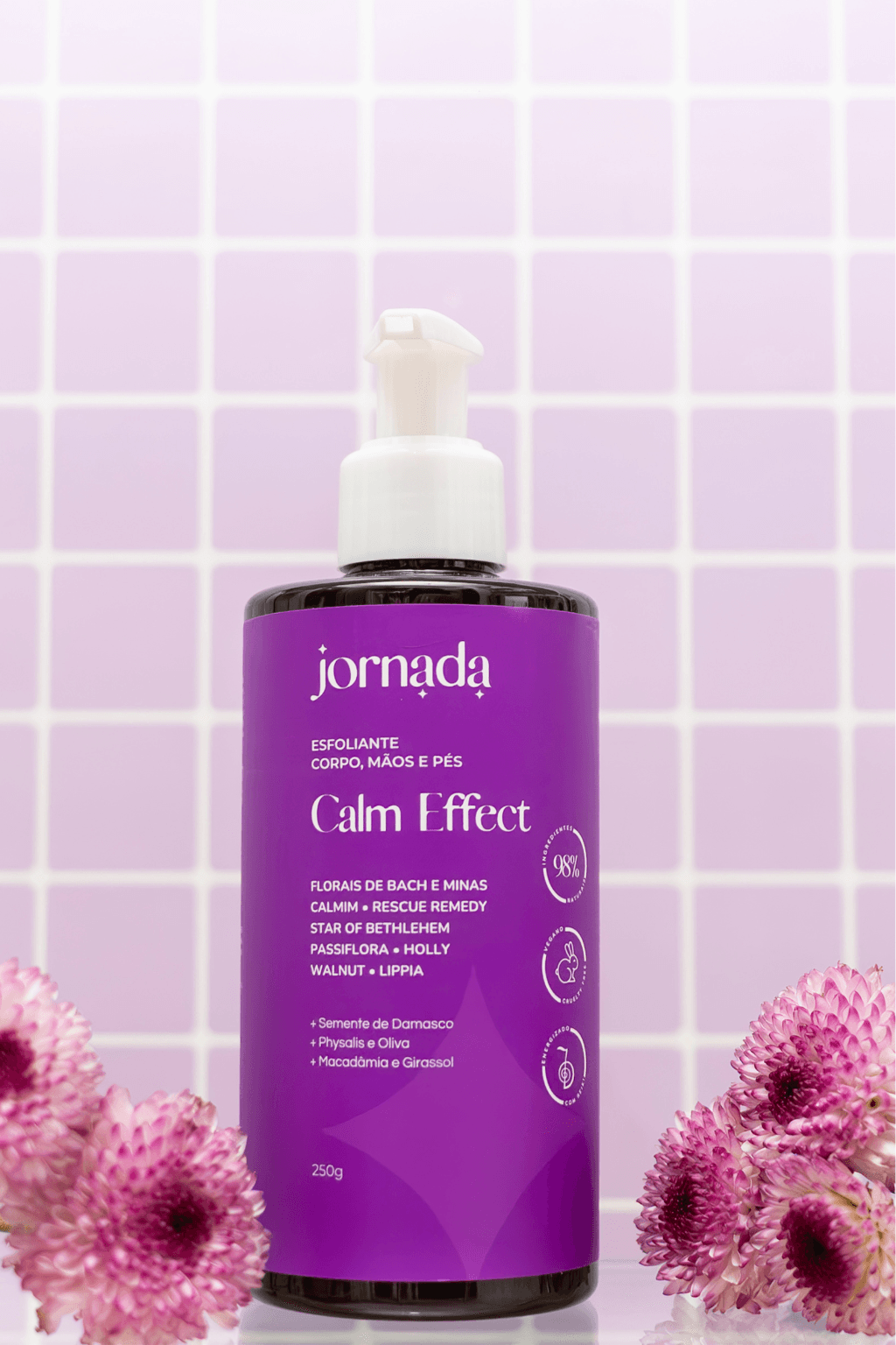 Esfoliante Calm Effect Corpo, Mãos e Pés Physalis e Damasco Jornada 250ml