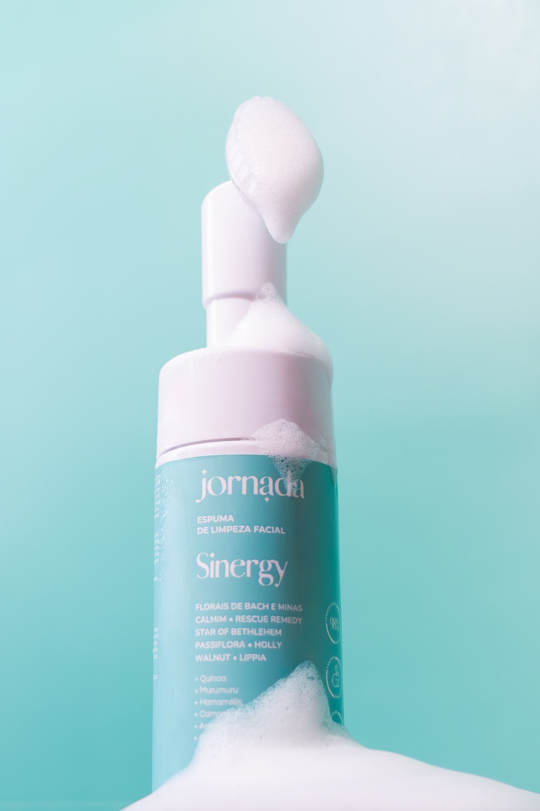 Espuma de Limpeza Facial Sinergy Quinoa e Camomila Jornada 100ml