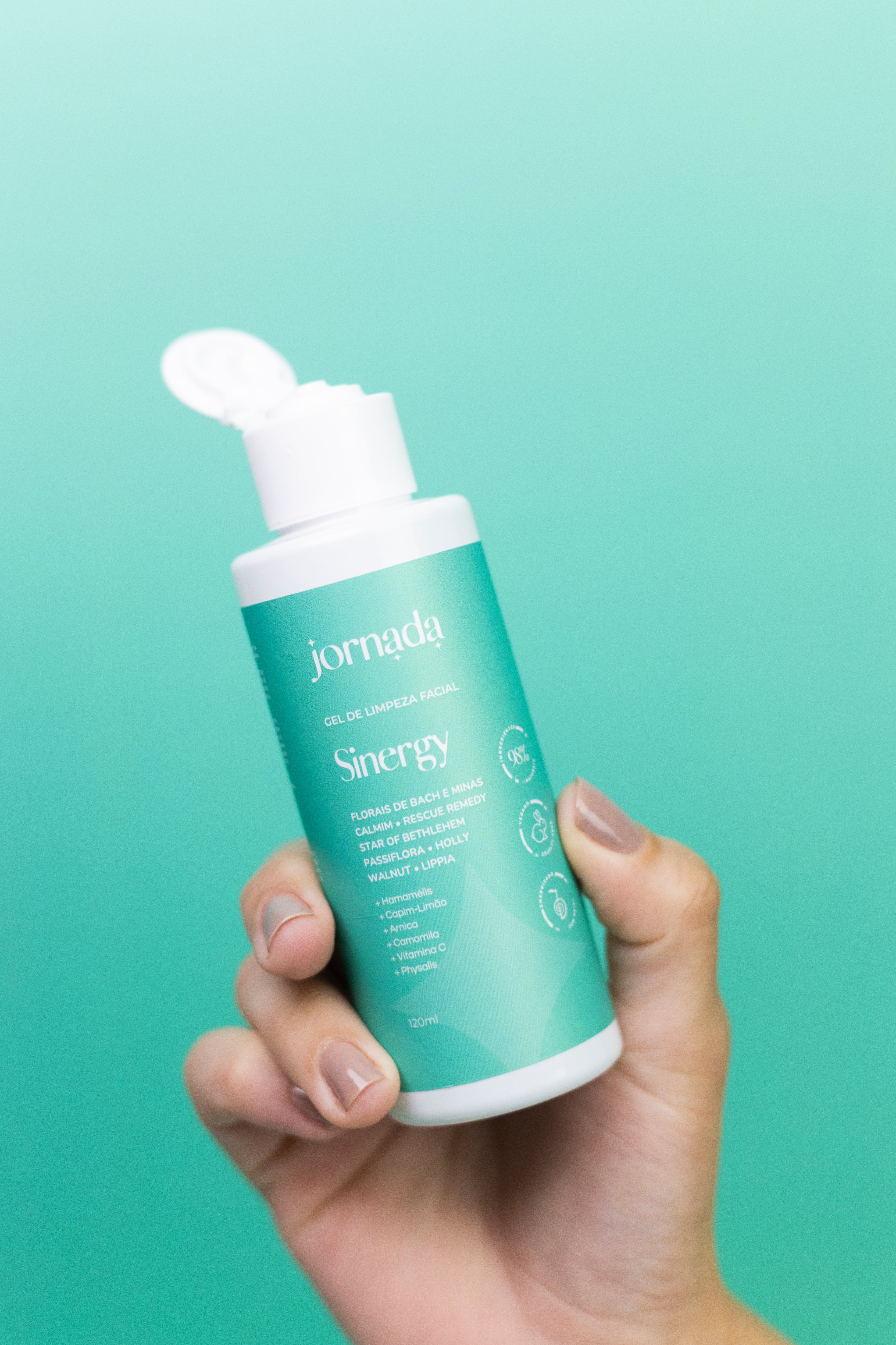Gel de Limpeza Facial Sinergy Physalis Jornada 120ml