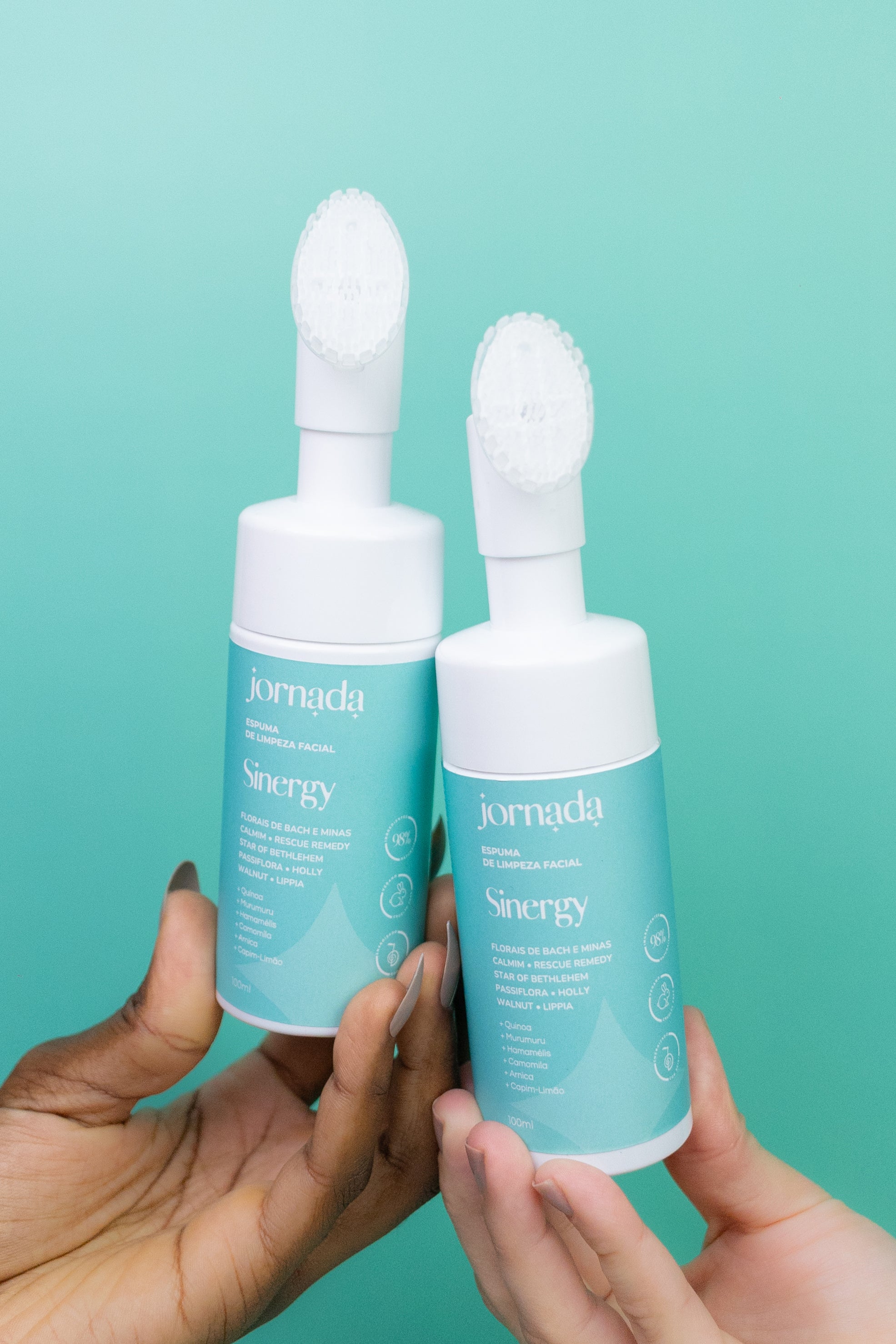 Espuma de Limpeza Facial Sinergy Quinoa e Camomila Jornada 100ml
