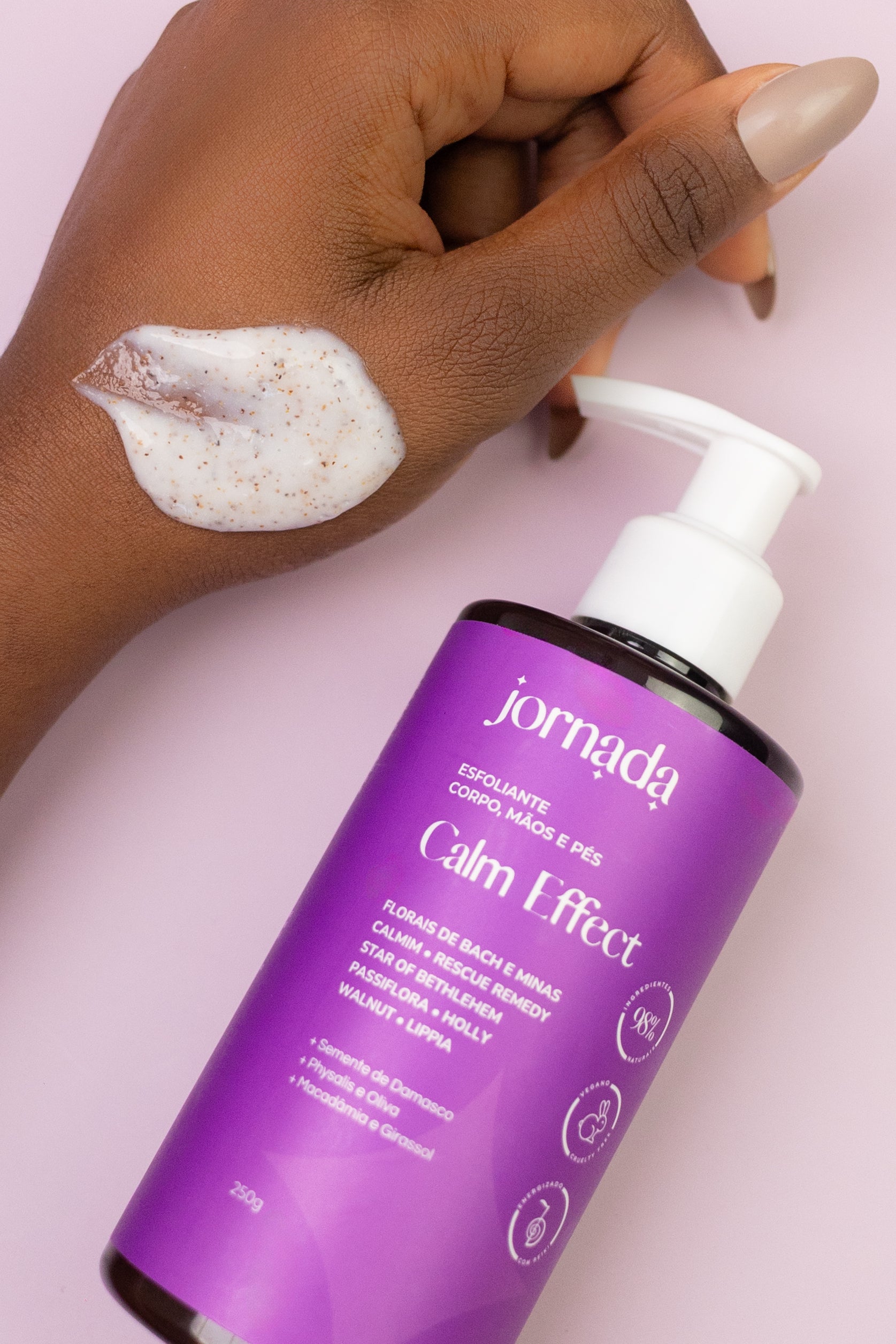 Esfoliante Calm Effect Corpo, Mãos e Pés Physalis e Damasco Jornada 250ml