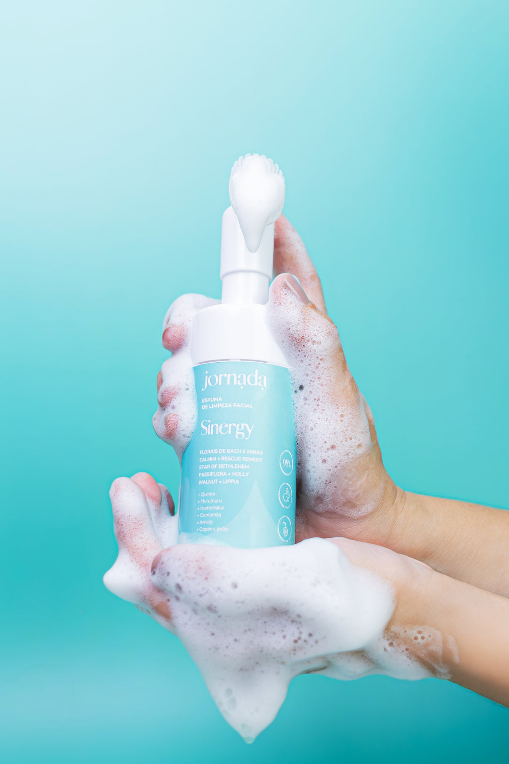 Espuma de Limpeza Facial Sinergy Quinoa e Camomila Jornada 100ml