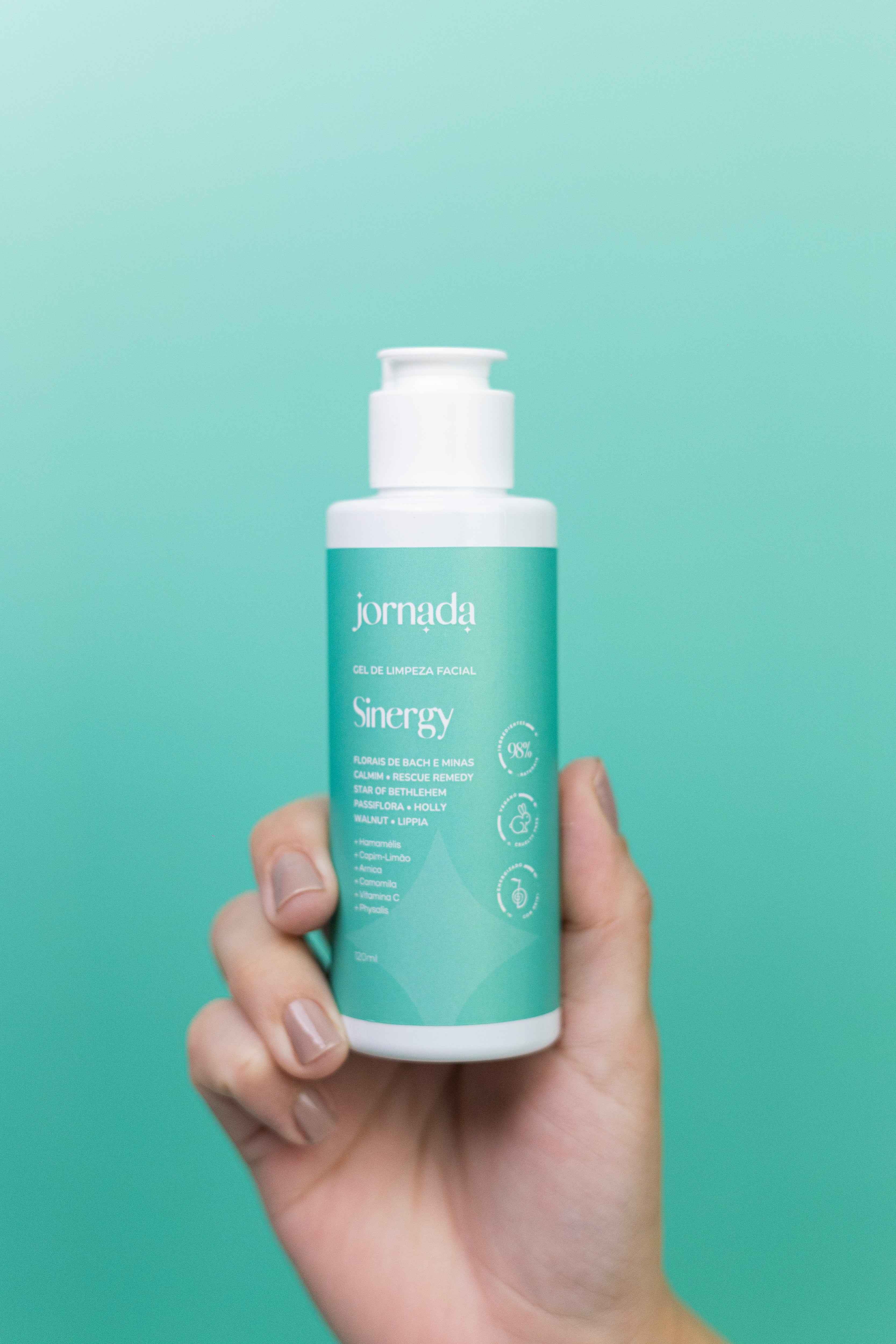 Gel de Limpeza Facial Natural 120ml | Jornada – Jornada