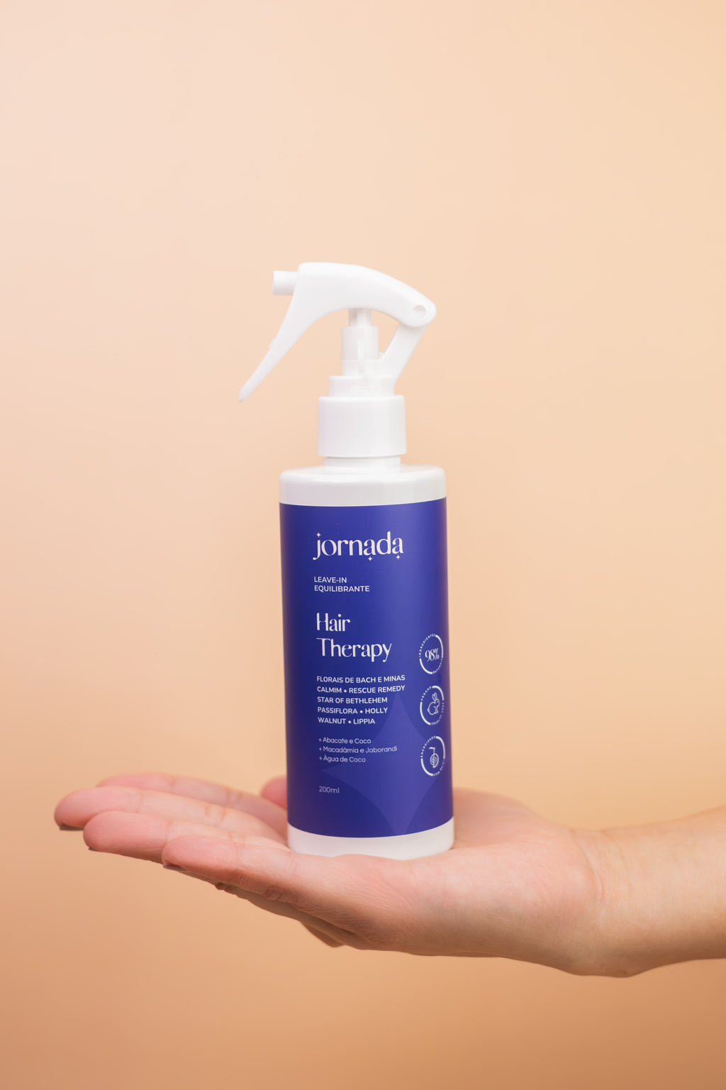 Leave-in Equilibrante Hair Therapy Jaborandi, Algas, Hamamélis e Chia Jornada 120ml