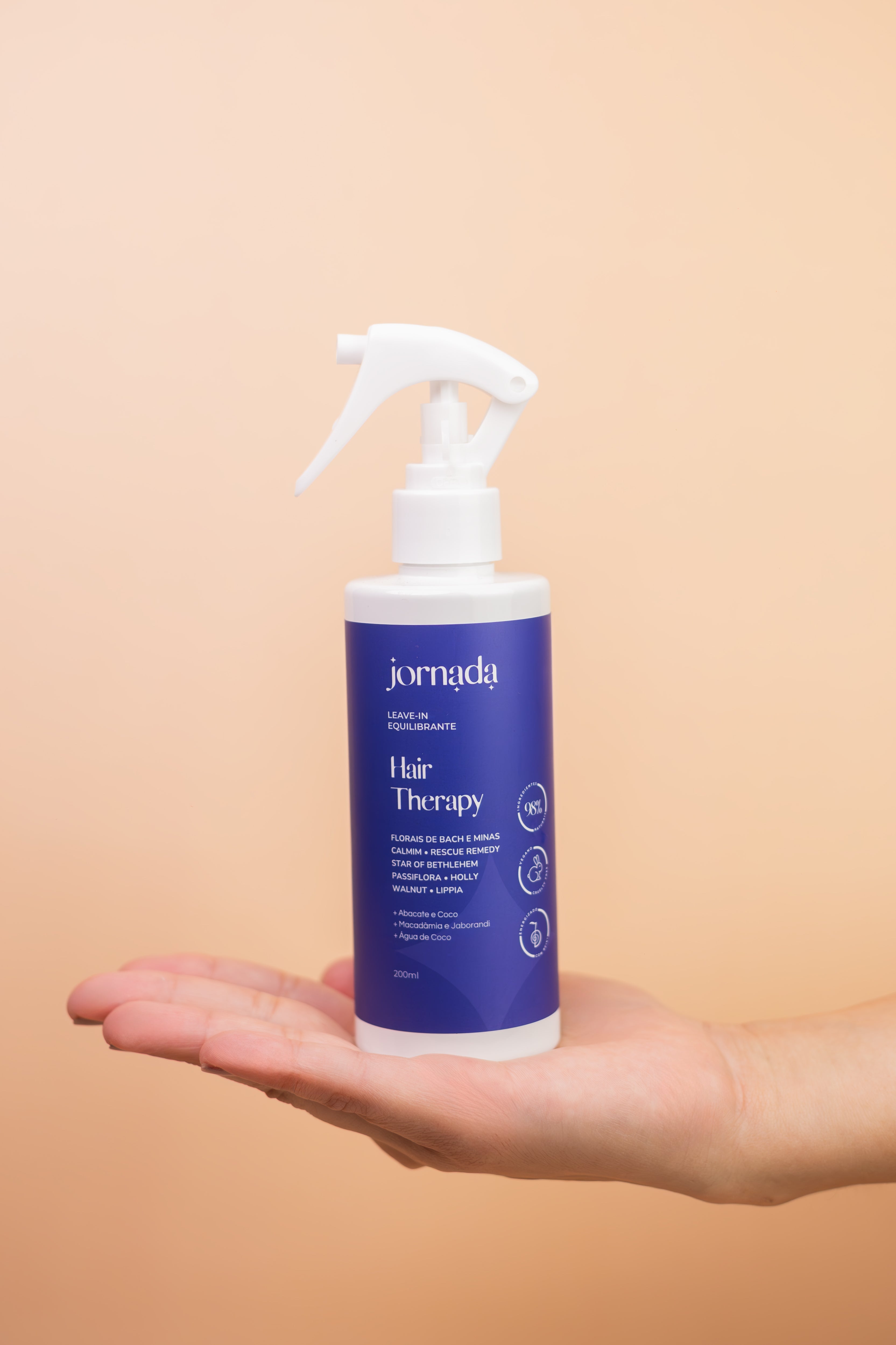 Leave-in Equilibrante Hair Therapy Jaborandi, Algas, Hamamélis e Chia Jornada 120ml