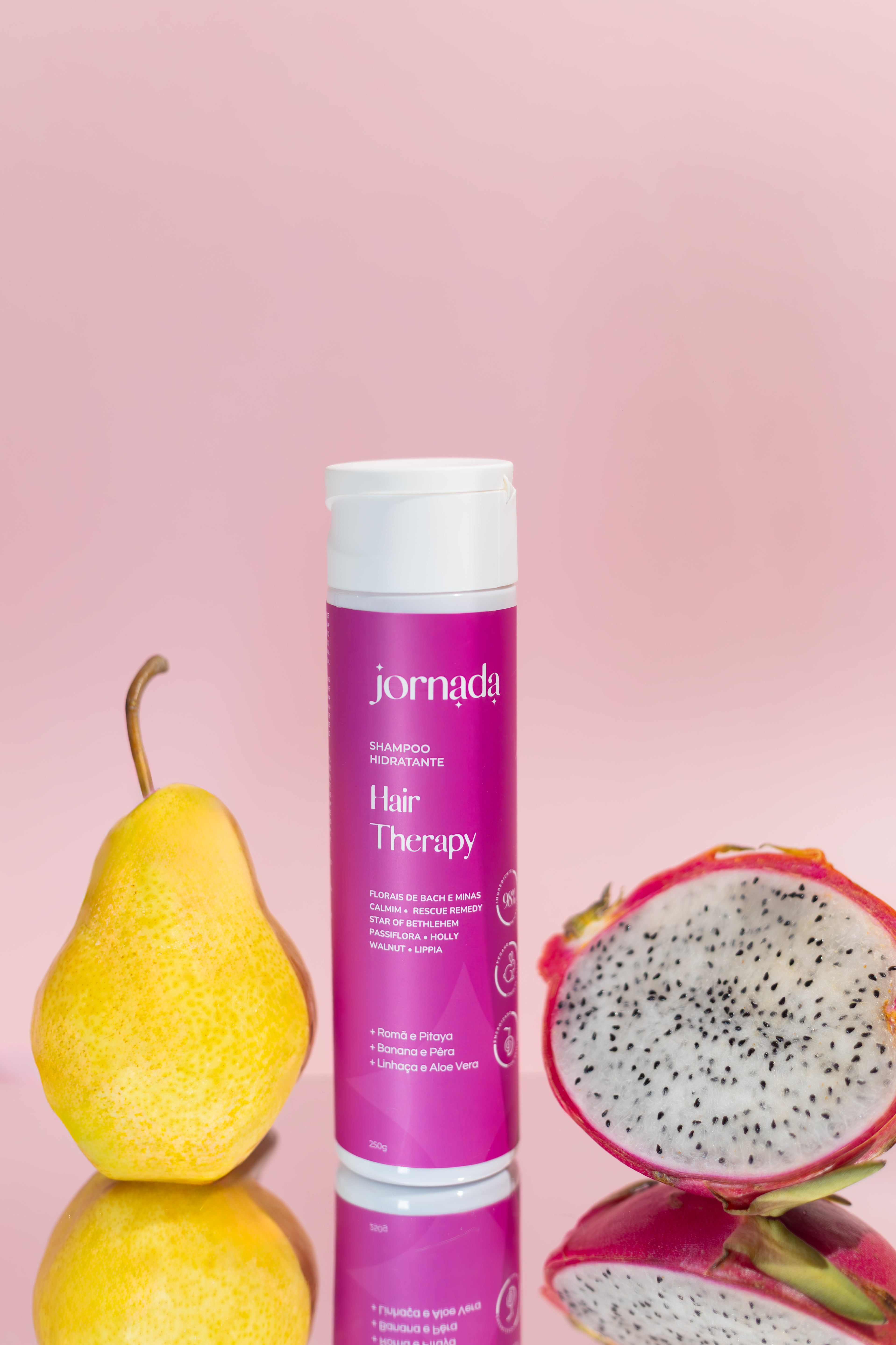 Shampoo Hair Therapy Hidratante Banana, Pitaya e Romã Jornada 250ml