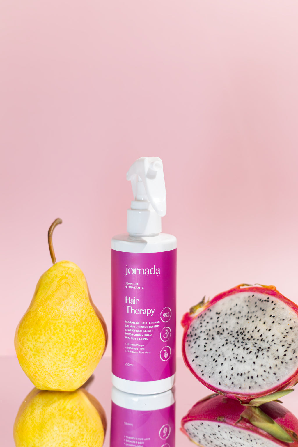 Leave-In Hair Therapy Hidratante Banana, Pitaya e Romã Jornada 120ml