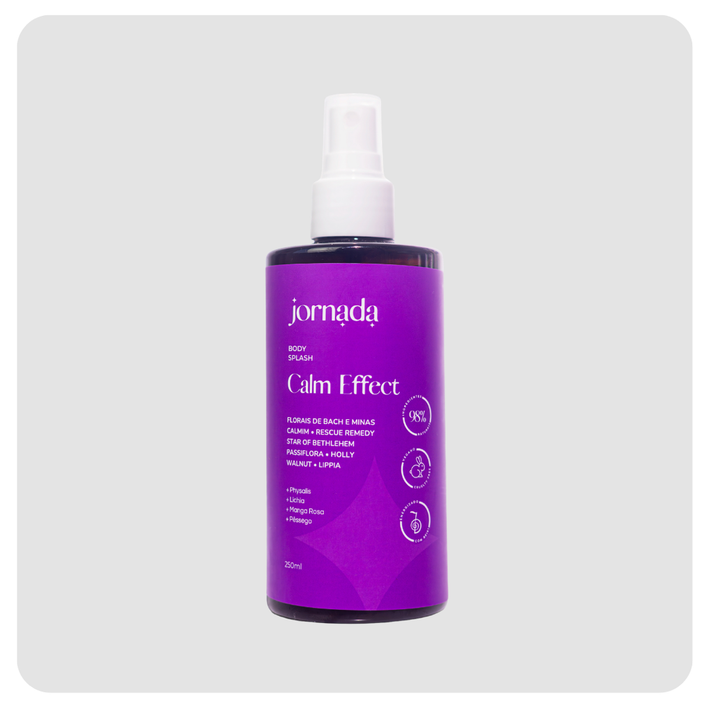 Body Splash Calm Effect Lichia, Manga Rosa e Rosas Jornada 250ml
