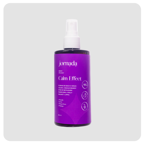 Body Splash Calm Effect Lichia, Manga Rosa e Rosas Jornada 250ml
