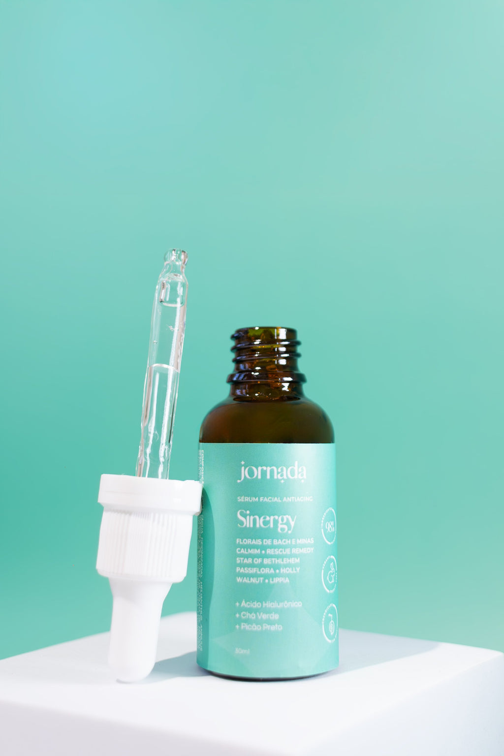 Sérum Facial Antiaging Sinergy Ácido Hialurônico e Chá Verde Jornada 30ml