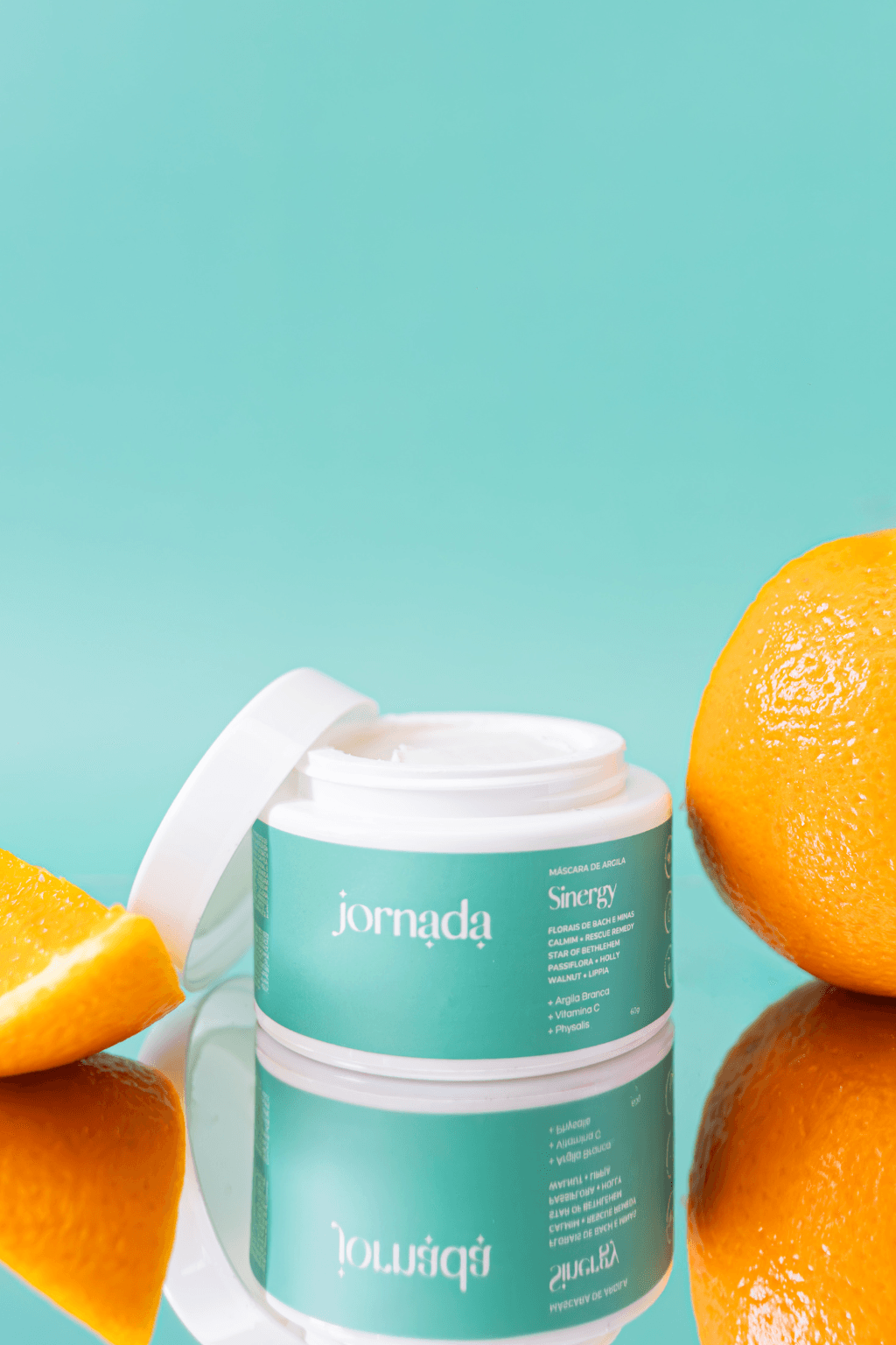 Máscara Facial Sinergy de Argila Branca e Vitamina C Jornada 60g