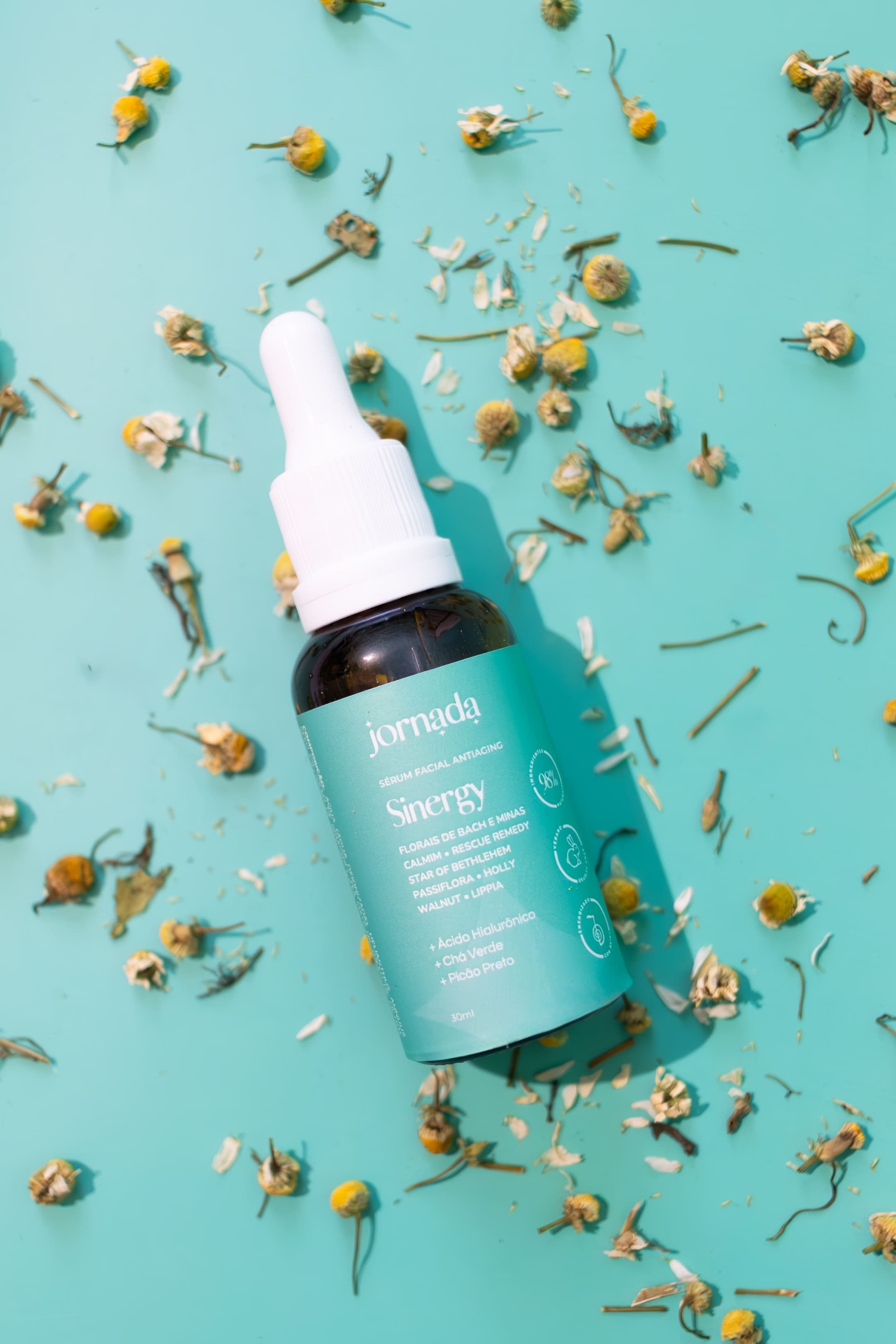 Sérum Facial Antiaging Sinergy Ácido Hialurônico e Chá Verde Jornada 30ml