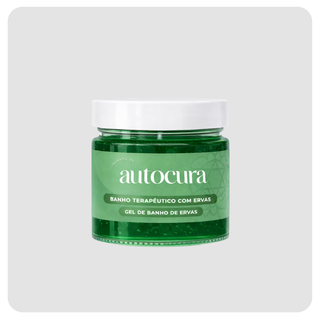 Gel de Banho de Ervas Acalmar – Banho Terapêutico com Ervas | Limpeza Energética Jornada 180ml