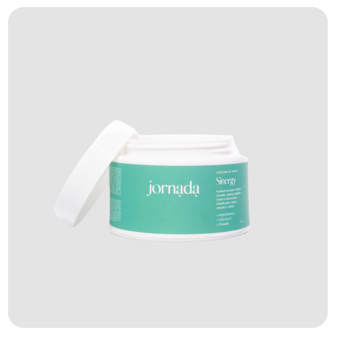 Máscara Facial Sinergy de Argila Branca e Vitamina C Jornada 60g