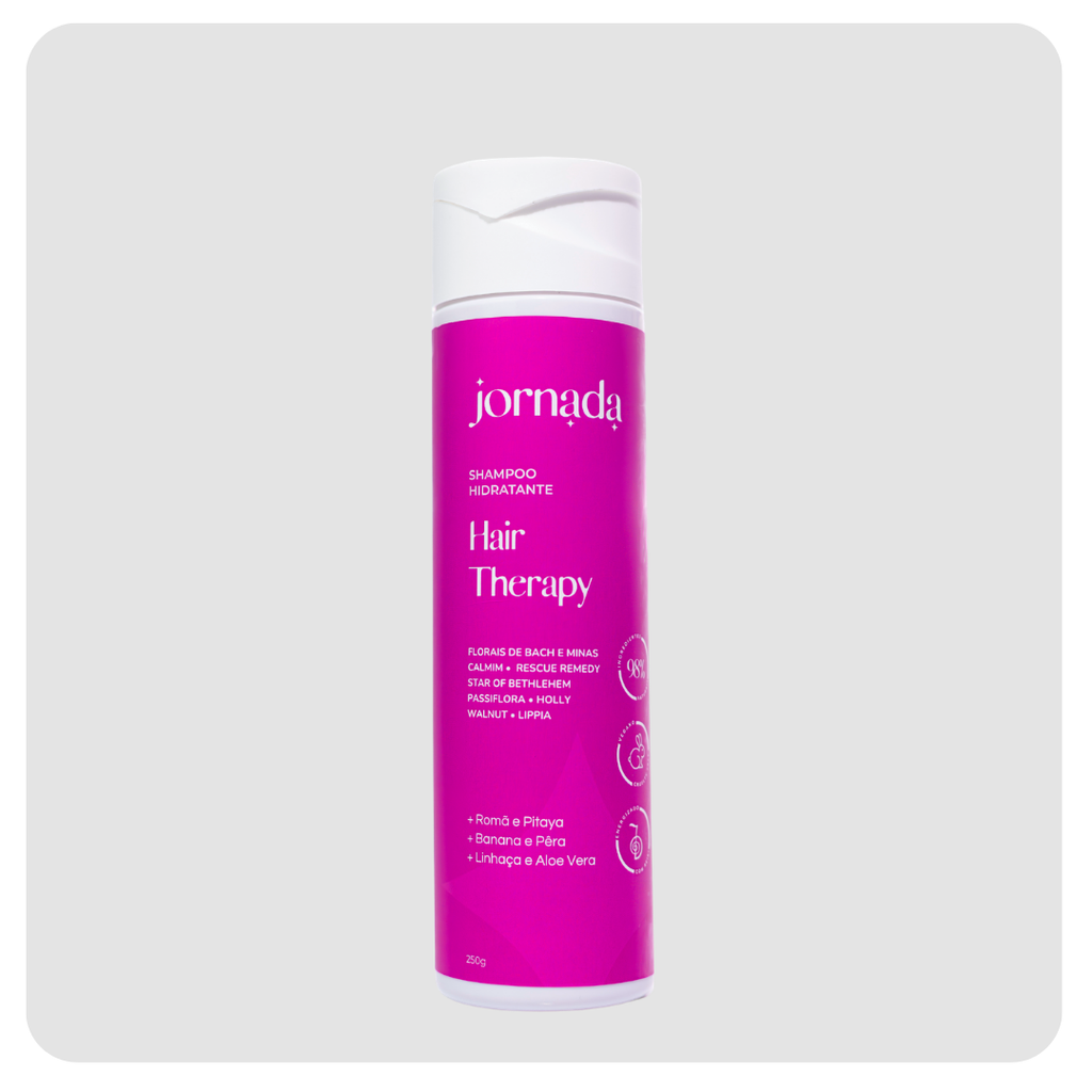 Shampoo Hair Therapy Hidratante Banana, Pitaya e Romã Jornada 250ml